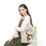 Teacher Gift Handbag Gymnastics Print Shoulder Bag