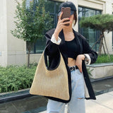 Stylish Bohemian Straw Handbag Shoulder Bag Vacation