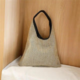 Stylish Bohemian Straw Handbag Shoulder Bag Vacation