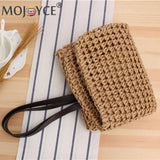 Summer Straw Rattan Beach Bag Large Capacity Handbags Totes Clutch