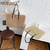 Summer Straw Rattan Beach Bag Large Capacity Handbags Totes Clutch