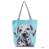 Dalmatian Printed Shoulder Bag Casual Travel Tote Handbag for Women