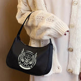 Women's Gothic Skull Pattern Shoulder Bag Handbag