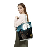 Female Cats 3D Tote Shoulder Bag High Capacity Foldable Shopping