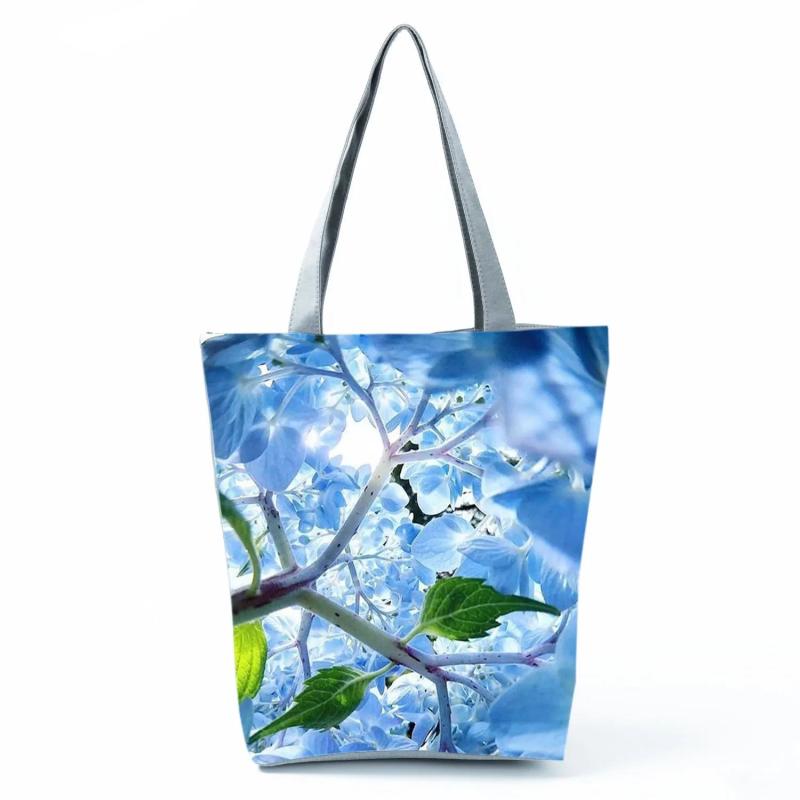 Floral Root Plant Print Women's Handbags Casual Travel Tote High Capacity