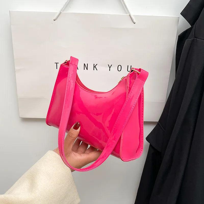 Women's Underarm Bag French Texture Hand-held Shoulder Bag