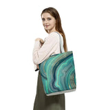 Marbling Print Handbags Large Capacity Shoulder Bag