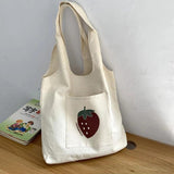 Pattern Printing Beige Tote Bag