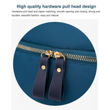 Fashionable Oxford Cloth Woman Backpack Waterproof 20-35L Solid Dual Strap Bag