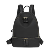 Fashionable Oxford Cloth Woman Backpack Waterproof 20-35L Solid Dual Strap Bag