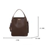 Casual Ladies Tote Female Bucket Women Shoulder Crossbody Messenger Bag