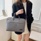 Men's Business Casual 14-Inch Laptop Bag Briefcase