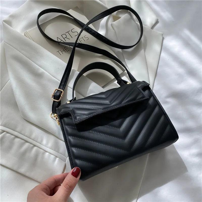 Embossed Small Bag Spring Casual Shoulder Messenger Bag Women's Handbag
