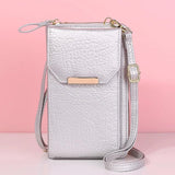 Multi-function Pu Lychee Pattern Ladies Shoulder Bag