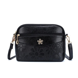 Multi-layer Shoulder Messenger Bag for Middle-aged Mother