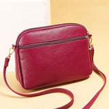 Multi-layer Shoulder Messenger Bag for Middle-aged Mother