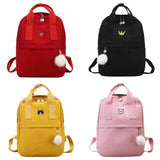 Women Backpack School Bag for Teenager Girls Vintage mochila escolar