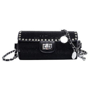 Rhinestones Evening Party Clutch Wedding Purses Handbag Women Shoulder Bag