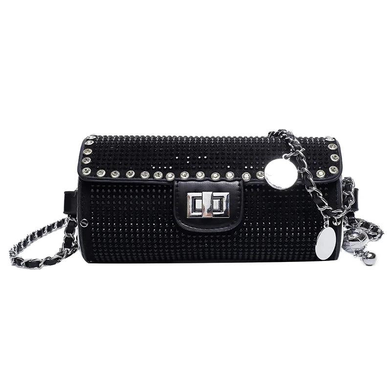 Rhinestones Evening Party Clutch Wedding Purses Handbag Women Shoulder Bag