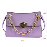 Purple Messenger Bag Phone Purse Shoulder Handbag Clutch