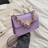 Purple Messenger Bag Phone Purse Shoulder Handbag Clutch