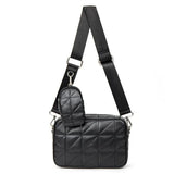 Women's Shoulder Messenger Bag PU Leather Large Capacity Handbag