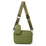 Women's Shoulder Messenger Bag PU Leather Large Capacity Handbag