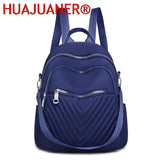Small Travel Backpack Women Casual Daypack Durable Oxford Fabric