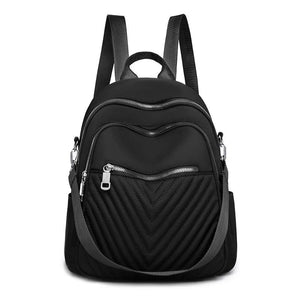 Small Travel Backpack Women Casual Daypack Durable Oxford Fabric