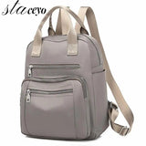 Casual Oxford Backpack Women Waterproof Nylon School Bag