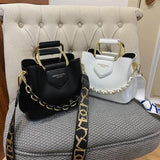 Women's One-Shoulder Handbag PU Leather Messenger Bag