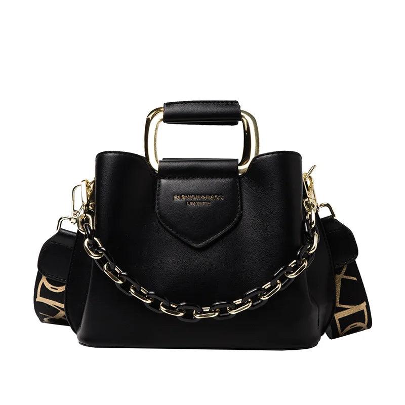 Women's One-Shoulder Handbag PU Leather Messenger Bag