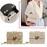 Daisy Flower Pattern Beach Messenger Bag