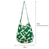 Flower Knitted Shoulder Bag for Women