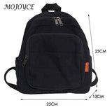 Retro Canvas Women Travel Shoulder Knapsacks Student Solid Large Capacity Rucksa