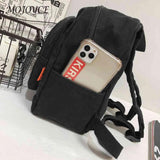 Retro Canvas Women Travel Shoulder Knapsacks Student Solid Large Capacity Rucksa
