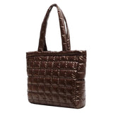 Plaid Quilted Women's Shoulder Bag Crossbody Bag Large Flap Handbag