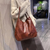 Large Capacity Ladies Handbag, Shoulder Bag, Casual Dumpling Bag