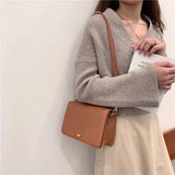 Women Sling Bag Crossbody Bag PU Messenger Casual Adjustable Strap Purses