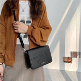 Women Sling Bag Crossbody Bag PU Messenger Casual Adjustable Strap Purses