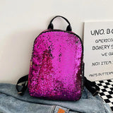 Sequins Women Backpacks Glitter Ladies Schoolbag Large Capacity Female Travel Ba