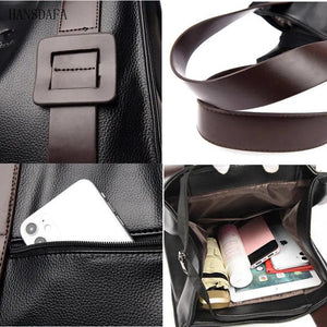 Women Handbag High Leather Shoulder Crossbody Bag Large Capacity Ladies Tote Bag