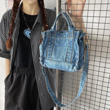 Denim Cloth Women Small Shoulder Bag Girls Casual Handbag