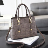 Middle-Aged Women's Shoulder Bag PU Leather Mother Bag
