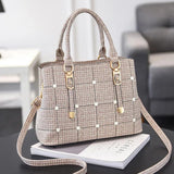 Middle-Aged Women's Shoulder Bag PU Leather Mother Bag