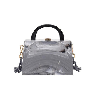 Acrylic Chain Buckle Women Party Clutch Evening Bag And Purse