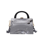 Acrylic Chain Buckle Women Party Clutch Evening Bag And Purse