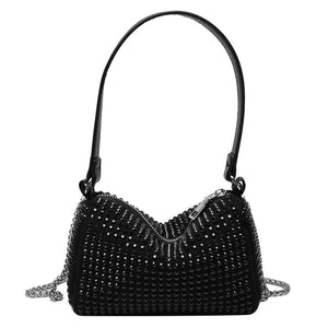 Diamonds Shoulder Hobo Bag Women Handbag Shinny Rhinestone Crossbody Bag