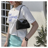 Diamonds Shoulder Hobo Bag Women Handbag Shinny Rhinestone Crossbody Bag