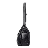 Women Leather Shoulder Handbag Roomy Pockets Crossbody Purse Tote Satchel